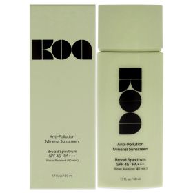 Mineral Sunscree SPF 45 PA Plus - Invisible by KOA for Unisex - 1.7 oz Sunscreen
