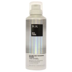 Big Time Volume and Thickening Mousse by IGK for Unisex - 6.2 oz Mousse