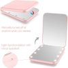 Pocket Mirror, Mini Mirror, 1X/3X Magnification LED Compact Travel Makeup Mirror with Light for Purse, 2-Sided, Portable, Folding, Handheld