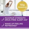 Nature's Bounty Sleep3 Melatonin; Maximum Strength Drug Free Sleep Aid; 10 mg; 30 Count