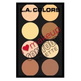 L. A. COLORS I Heart Makeup Contour Palette (Color: Light To Medium)