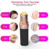 Flawless Facial Hair Remover Painless Facial Hair Epilator USB Rechargeable Women's Face Shaver with LED Light for Lip Chin Arms